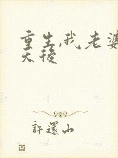 重生,我老婆是天后