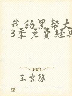 我的黑帮大佬第3季免费经典片段在线观看