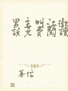 男主叫江彻的小说免费阅读封面