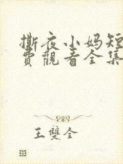 撕夜小妈短剧免费观看全集最新章节