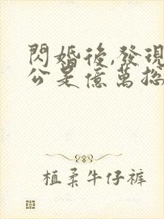 闪婚后,发现老公是亿万总裁封面