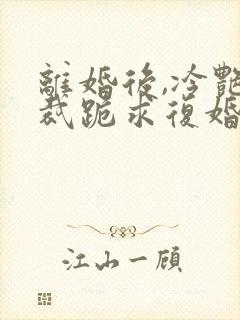 离婚后,冷艳总裁跪求复婚 免费下载