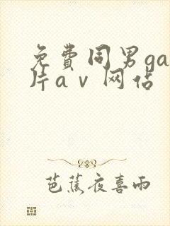 免费同男gay片aⅴ网站