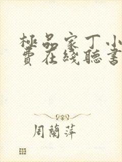 极品家丁小说免费在线听书