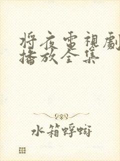 将夜电视剧免费播放全集封面