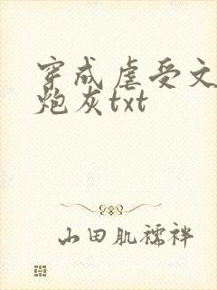 穿成虐受文里的炮灰txt