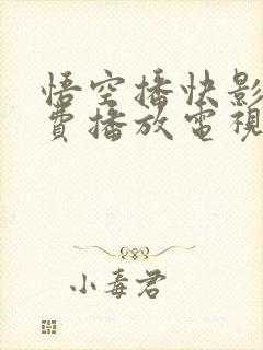 悟空播快影院免费播放电视剧大全