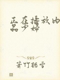 正在播放内射极品少妇