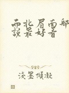 面北眉南哪本小说最好看