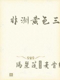 非洲黄色三放片