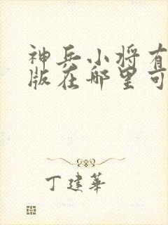 神兵小将有字幕版在哪里可以看封面