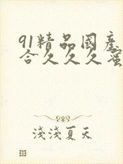 91精品国产综合久久久蜜臀粉嫩