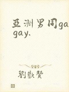 亚洲男同gay gay.