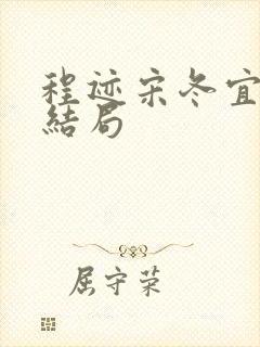 程迹宋冬宜番外结局封面