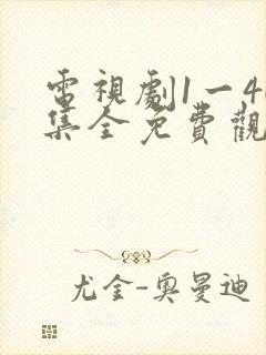 电视剧1一40集全免费观看封面