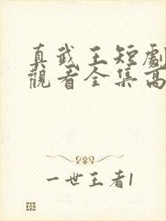 真武王短剧免费观看全集高清