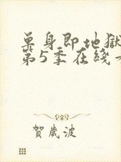 单身即地狱综艺第5季在线看