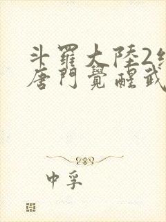 斗罗大陆2绝世唐门觉醒武魂