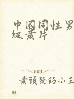 中国同性男男一级黄片