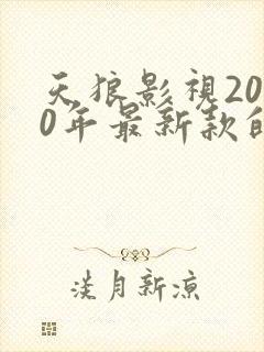 天狼影视2020年最新款的电视剧2345