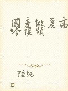 国产做爰高潮呻吟视频封面