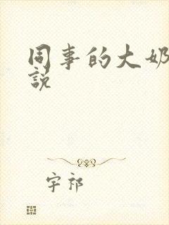 同事的大奶子小说封面