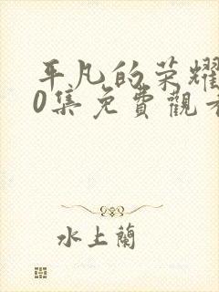 平凡的荣耀第30集免费观看封面