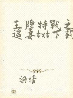 王牌特战之军少追妻txt下载