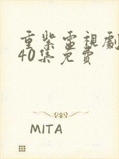 重紫电视剧全集40集免费封面