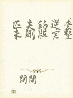 匹夫的逆袭小说未删版完整