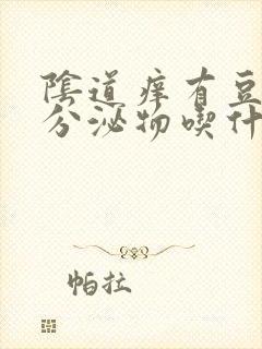 阴道痒有豆腐渣分泌物吃什么药