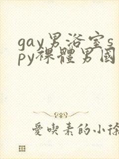 gay男浴室spy裸体男国产