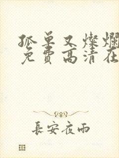 孤单又灿烂的神免费高清在线观看封面