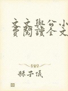 文文与公小说免费阅读全文最新章节