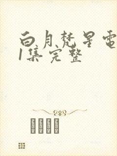 白月梵星电视剧1集完整封面