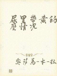 尿里带黄的是什么情况封面