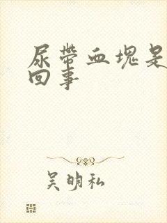 尿带血块是怎么回事封面