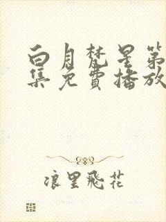 白月梵星第25集免费播放电视剧