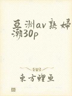 亚洲av熟妇高潮30p封面