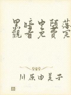 黑暗中堕落在线观看免费完整版封面