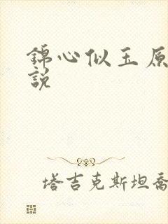 锦心似玉原著小说