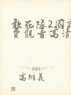 敢死队2国语免费观看高清完整版