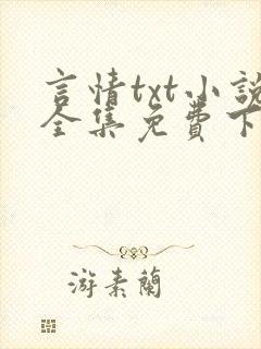 言情txt小说全集免费下载封面