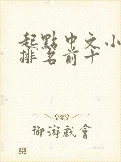 起点中文小说网排名前十封面