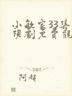 小敏家33集电视剧免费观看