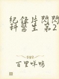 纪录片闪闪的儿科医生 第2季免费看