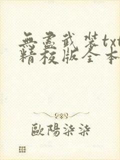 无尽武装txt精校版全本