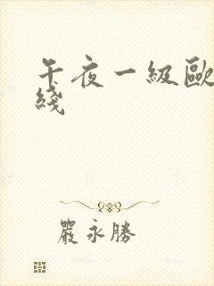 午夜一级欧美在线