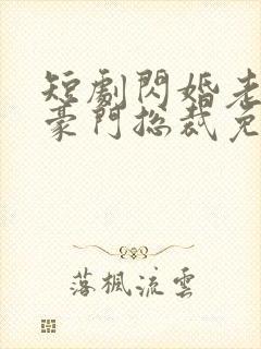 短剧闪婚老公是豪门总裁免费观看