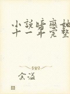 小说暗恋她的第十一年完整版